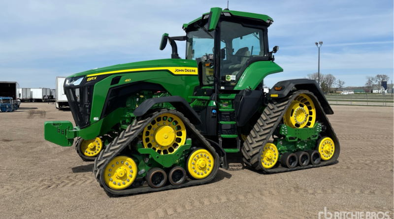 2023 John Deere 8RX 410 Signature Edition Track Tractor sold at Ritchie Bros. auction